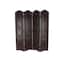Dark Brown Wood Traditional Room Divider Screen, 71" x 64" x 1"